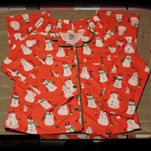Christmas/Snowman Pajamas (kids)